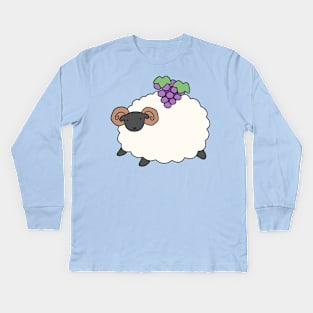 Grapes Ram Kids Long Sleeve T-Shirt